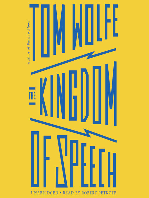 Cover image for The Kingdom of Speech